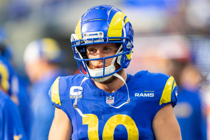 Cooper Kupp and the Los Angeles Rams will wear their royal blue tops in Week 11 against the Seattle Seahawks.